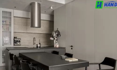Thi công bếp tối giản cho căn hộ studio TP. Hồ Chí Minh