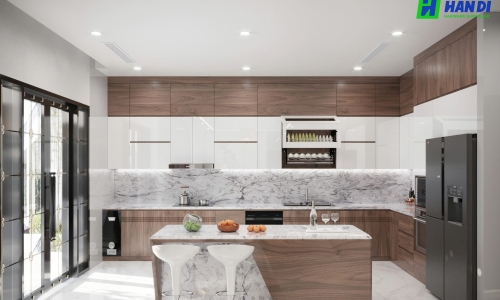 Thi Công Tủ Bếp Hiện Đại Cho Chung Cư & Nhà Phố