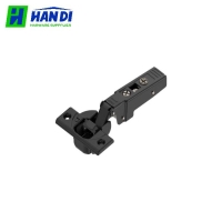 Bản lề giảm chấn Blum 95°, trùm ngoài, dùng cho cánh dày 16-32mm, màu đen