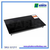 Bếp từ 2 vùng nấu, kính vát 4 cạnh GARIS G1211