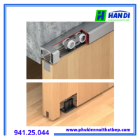 Bộ phụ kiện cửa lùa Hafele 120kg lắp âm 941.25.044 