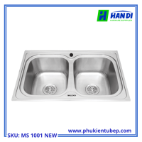 Chậu rửa chén 2 hố inox 304 MALLOCA MS 1001 NEW