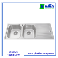 Chậu rửa chén 2 hố inox 304 MALLOCA MS 1025R NEW