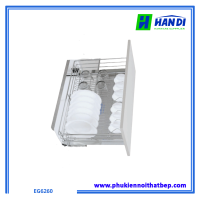 Giá bát đĩa Inox âm tủ Eurogold EG6260