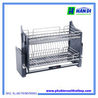 Giá bát đĩa nâng hạ nan Oval GRANDX XL.60/ 70/ 80/ 90M2