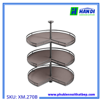 Kệ góc 3 tầng 270 độ đa năng GRANDX XM.270B