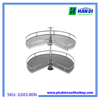 Hệ mâm xoay 3/4 phủ nano GARIS GS03.80N