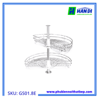Hệ mâm xoay góc tủ bếp GARIS GS01.8E