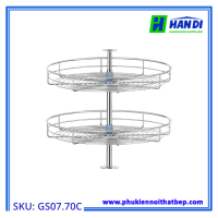 Hệ mâm xoay góc tủ bếp GARIS GS07.70C