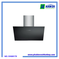 Hút mùi kính vát mặt kính đen EHM8170–Eurogold