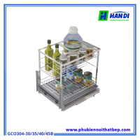 Kệ đựng gia vị Grob GCO304-30B, Mix Oval, Inox 304