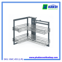 Kệ góc liên hoàn nan dẹt GRANDX XMC.45S L/R