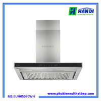 Máy hút mùi chữ T mặt kính đen EUH05070WH-Eurogold