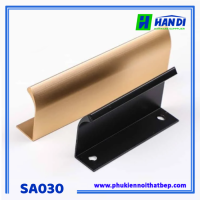 Tay nắm cửa TN SA030 Đen/Vàng Gold