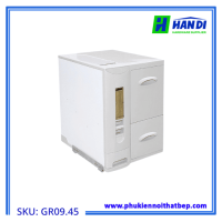 Thùng gạo 30kg cánh mở, 3 khoang GARIS GR09.45