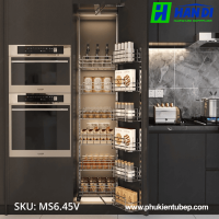 Tủ đồ khô 6 tầng, rổ nan oval GARIS MS6.45V