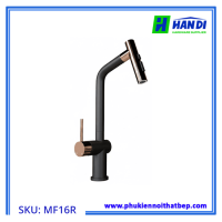 Vòi rửa cao cấp đen nhám GARIS MF16R