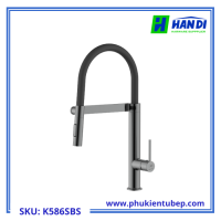 Vòi rửa chén nóng lạnh dây silicon MALLOCA K586SBS