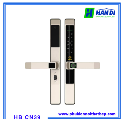 Khóa cửa nhôm điện tử Hubert HB CN39
