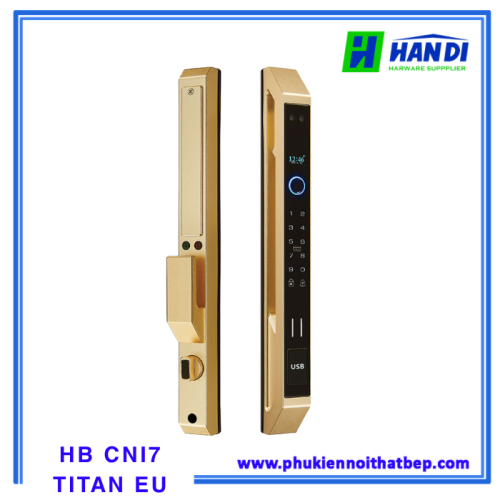 Khóa Cửa Nhôm HUBERT HB CNI7 TITAN EU