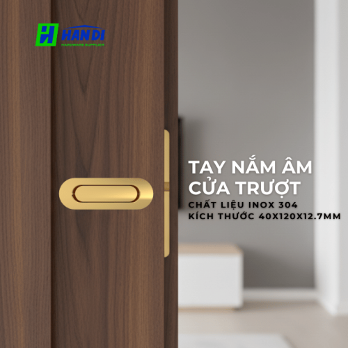 Tay nắm âm cửa IMUNDEX 709.18.150 Inox 304 Cao Cấp