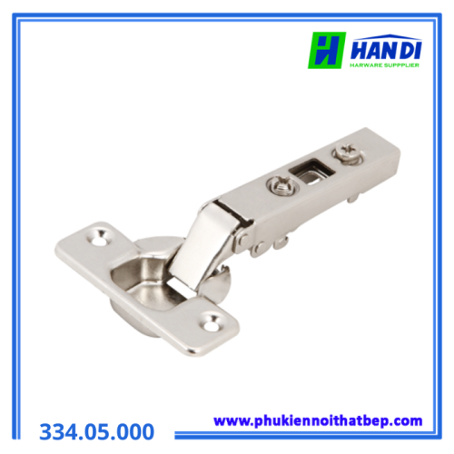 Bản lề giảm chấn trùm ngoài inox gỗ dày HAFELE 334.05.000
