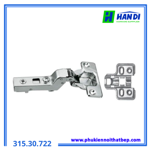 Bản lề giảm chấn trùm nửa trượt HAFELE 315.30.722