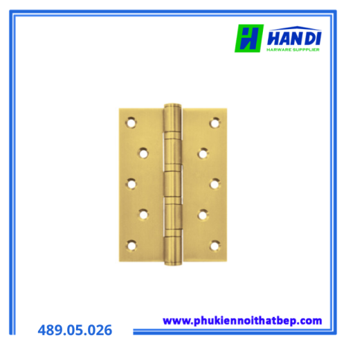 Bản lề lá DIY HAFELE 489.05.026 127x89x3mm-4BB PVD