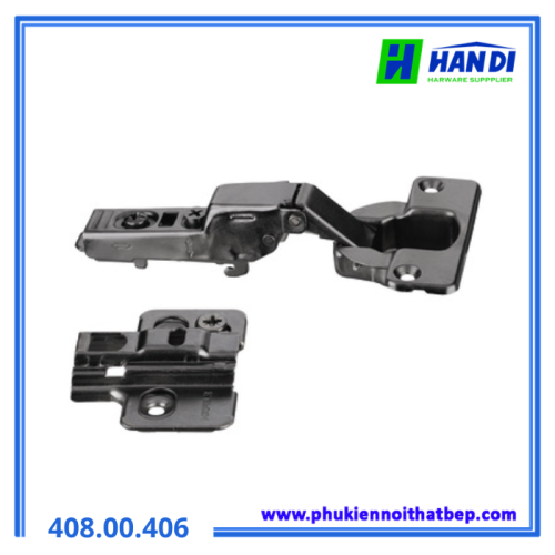 Bản lề trùm ngoài giảm chấn F-Park71 đen HAFELE 408.00.406