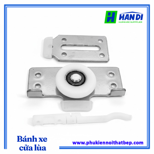 Bánh xe cửa lùa tủ áo U-U loại có tăng chỉnh