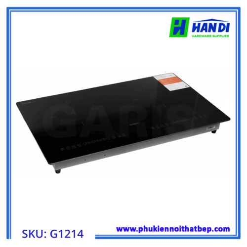 Bếp từ 2 vùng nấu, kính vát 4 cạnh GARIS G1214