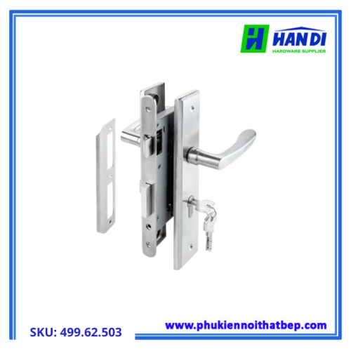 Bộ khóa tay nắm cửa đi kết hợp DIY HAFELE 499.62.503