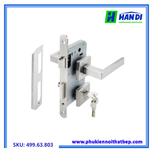 Bộ Khóa Cửa Tay Nắm Chụp DIY Hafele 499.63.803
