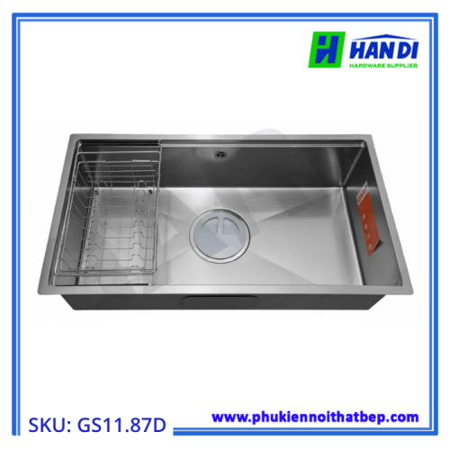 Chậu rửa 1 hố âm bàn đá GARIS GS11.87D