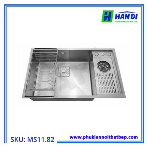 Chậu rửa có máy rửa cốc chén GARIS MS11.82
