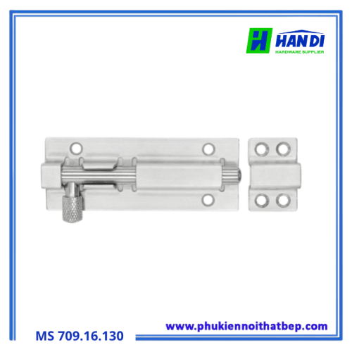 Chốt gài cửa IMUNDEX 709.16.130, INOX 304 cao cấp