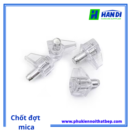 Chốt đợt mica trong / sữa