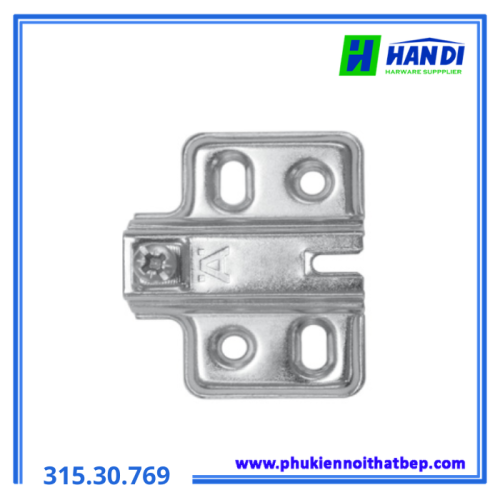 Đế bản lề Metalla A H0 lỗ Bum HAFELE 315.30.769