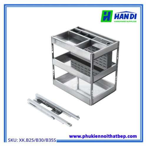 Giá đựng gia vị dao thớt GRANDX XK.B25S, XK.B30S, XK.B35S