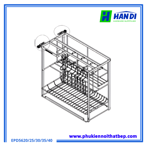 Giá dao thớt nan dẹt Eurogold EPD5620, EPD5625, EPD5630
