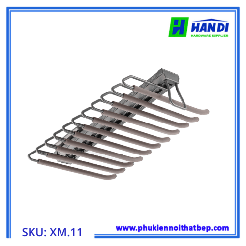 Giá treo quần cao cấp tủ dưới GRANDX XM.11