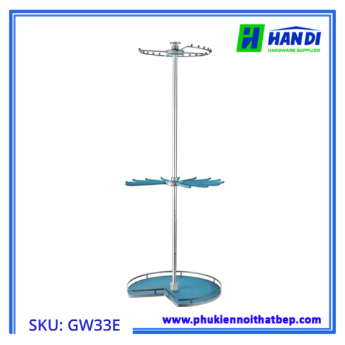 Giá xoay, treo góc tủ quần áo GARIS GW33E