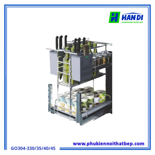 Kệ đựng dao thớt, gia vị Grob GO304-330, Nan Oval