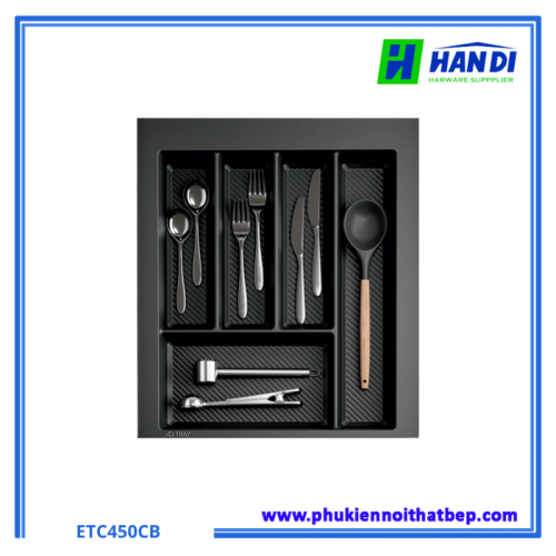 Khay thìa nĩa vân Carbon Eurogold ETC450CB