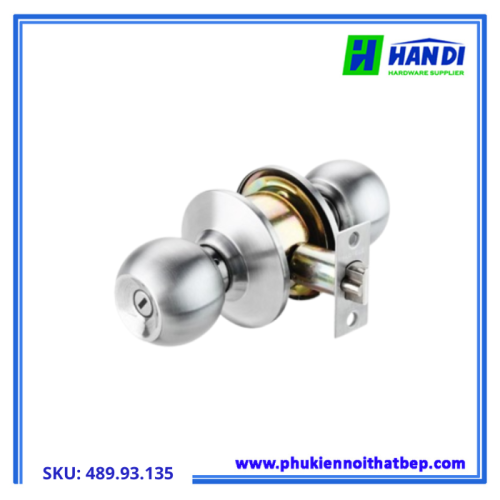 Bộ khóa tay nắm tròn cửa WC Hafele 489.93.135