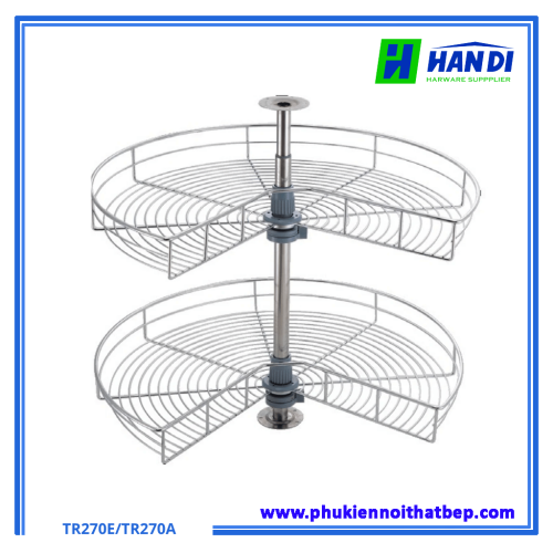 Mâm xoay Inox nan tròn 270 độ Eurogold TR270A, TR270E