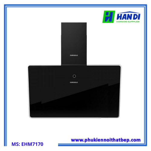 Máy hút mùi kính vát đen EHM7170–Eurogold