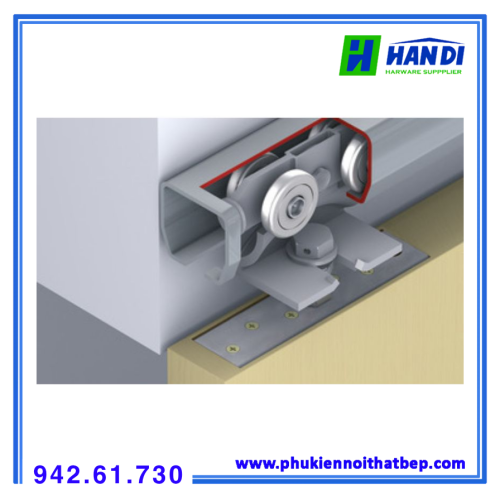 Ray trượt chưa khoan Hafele 942.61.730