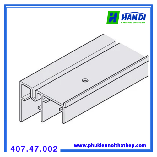 Ray trượt dưới Space Air 80, 2500mm Hafele 407.47.002