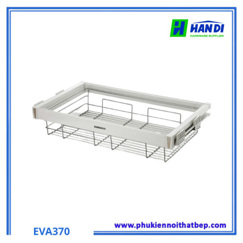 Rổ để đồ gấp Eurogold EVA370 tích hợp ray giảm chấn